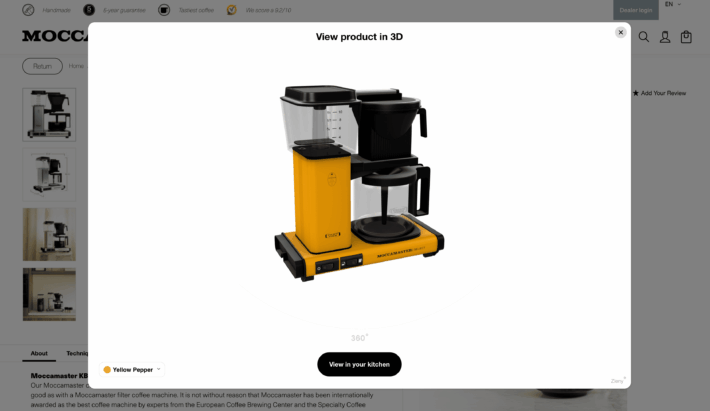 Moccamaster 3D preview from Zieny