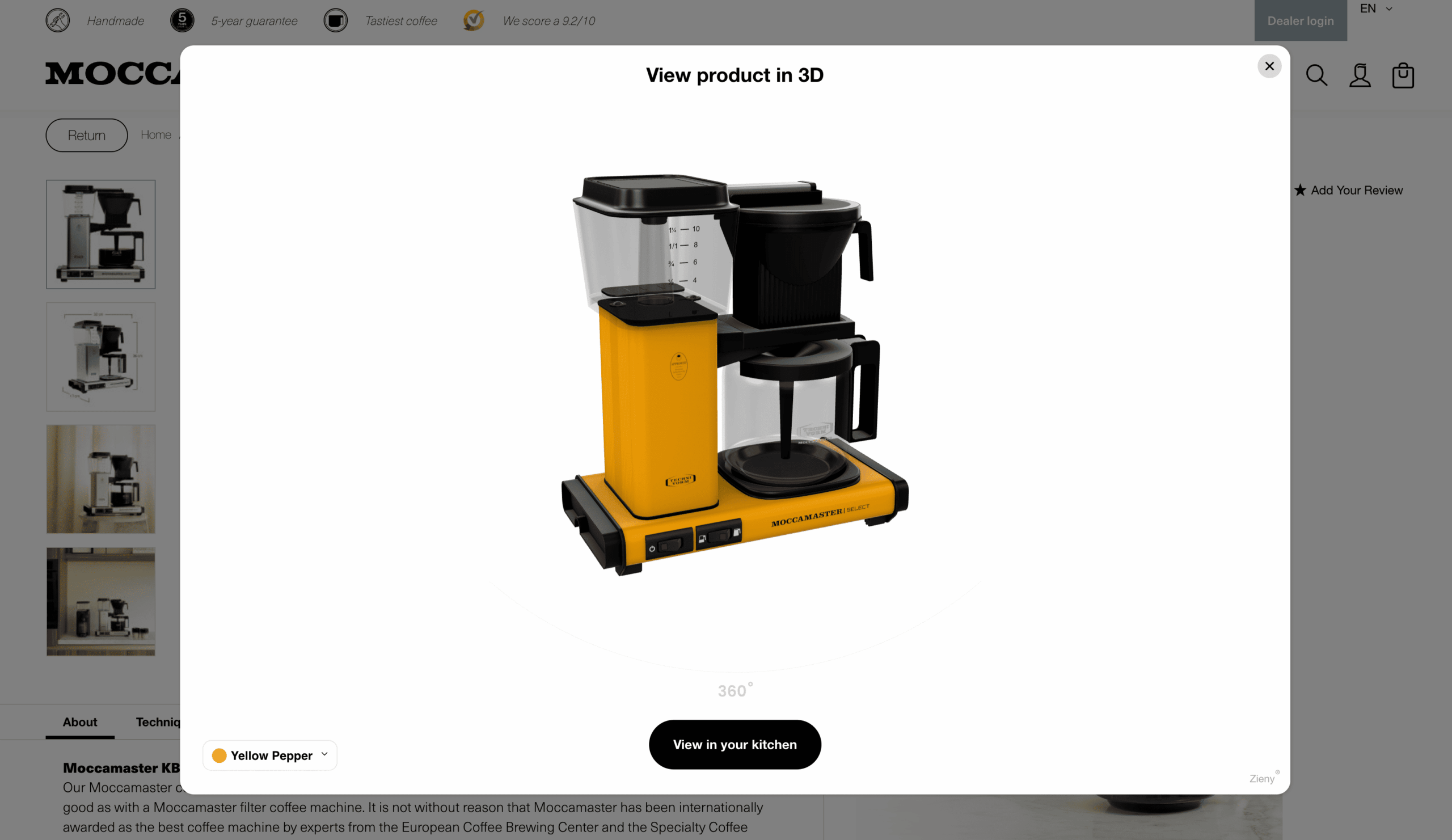 How Moccamaster Boosted Coffee Machine Sales Using 3D & AR