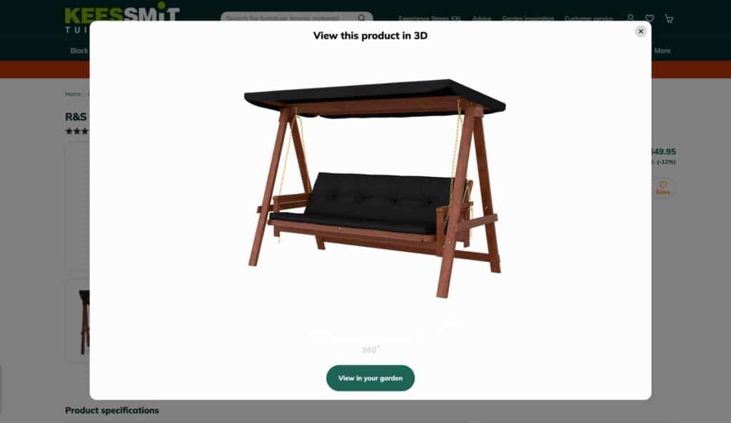 Kees Smit Casestudy Swing Bench in 3D in zieny popup on keessmit.nl