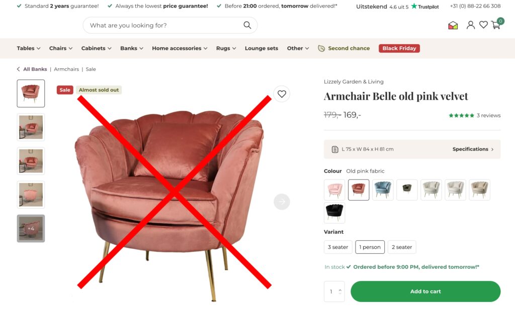 Product images are bad